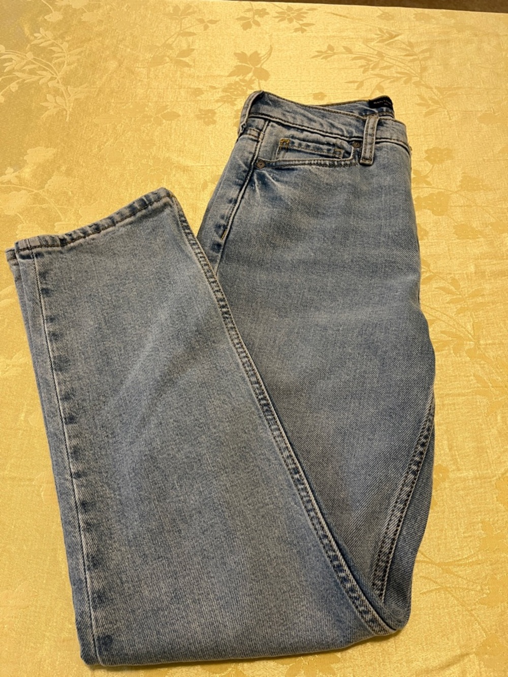 Banana Republic High Rise Straight Light Blue Jeans